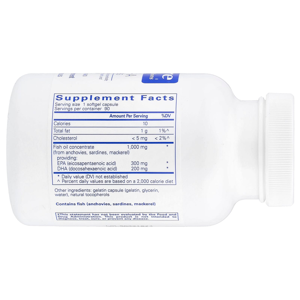 Pure Encapsulations, EPA / DHA Essentials, 90 мягких капсул