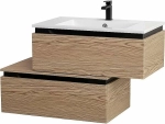 Тумба с раковиной Cezares Slider 80 SLIDER-800-1C-SO-RT дуб тангент