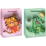 Пакет подарочный «Зоопарк» 18*24*8.5 см, микс
