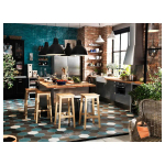 Барный стул - IKEA NILSOLLE/НИЛЬСОЛЛЕ ИКЕА, 39х39х74 см, береза