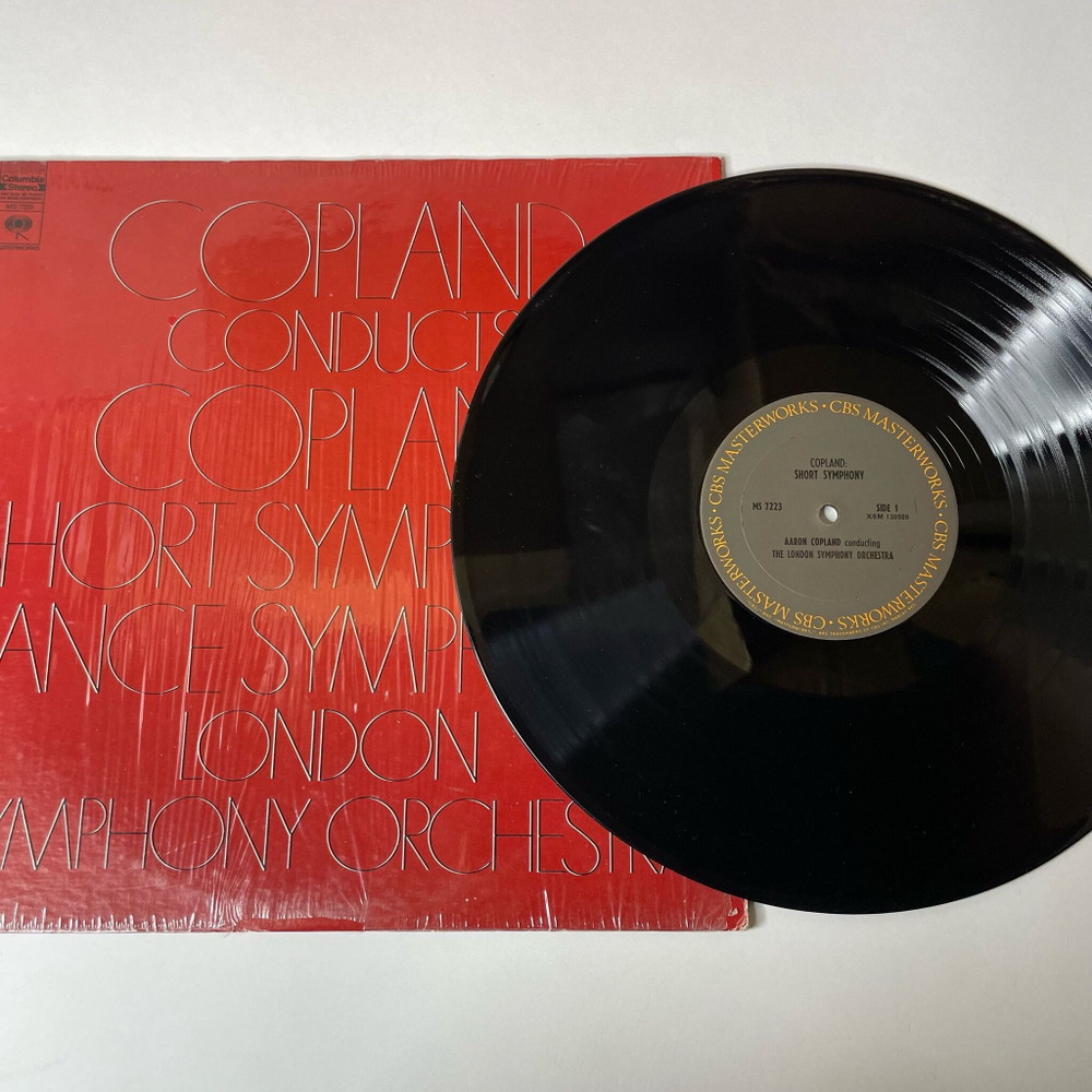 Винтажная виниловая пластинка LP Copland, Conducts Copland, London Symphony Orchestra Short Symphony (USA 1969)