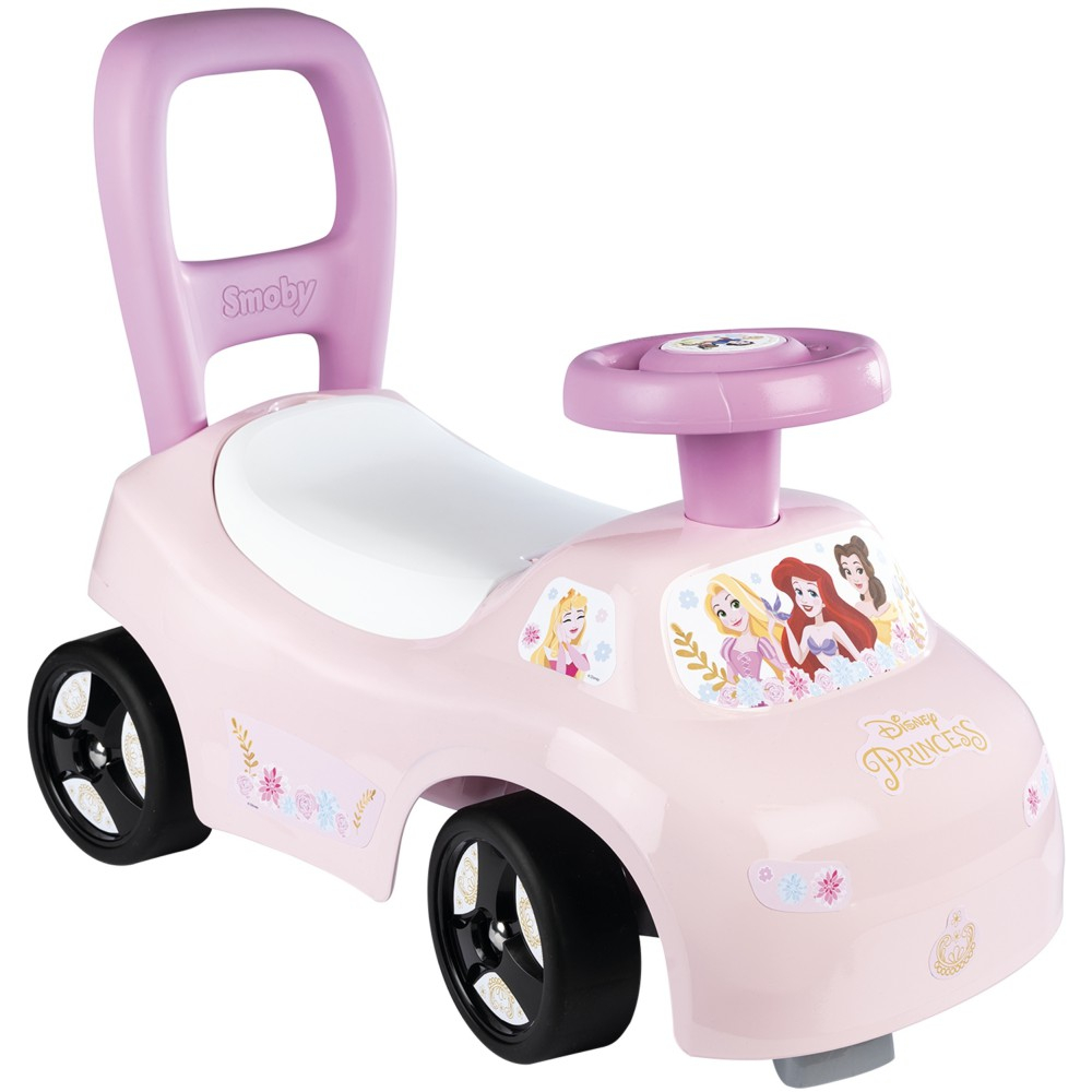 Детская каталка-толокар Smoby Disney Princess 720549WEB розовая для малышей от 10 месяцев — фото 1