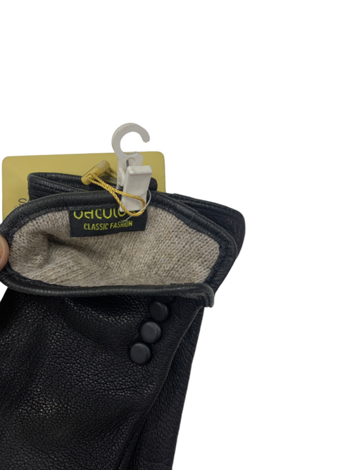 Перчатки. Женские. Материал верха: Кожаные. Кожа оленя. Подклад: Трикотаж-шерсть. 5 шт в упаковке.