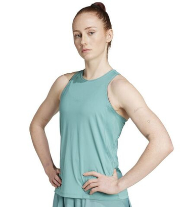 Женский топ теннисный Adidas Tennis Club Climacool - powder teal