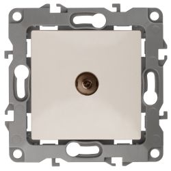 12-3101-02 ЭРА Розетка TV одиночная, IP20, Эра12, слоновая кость | Эра 12 Слоновая кость