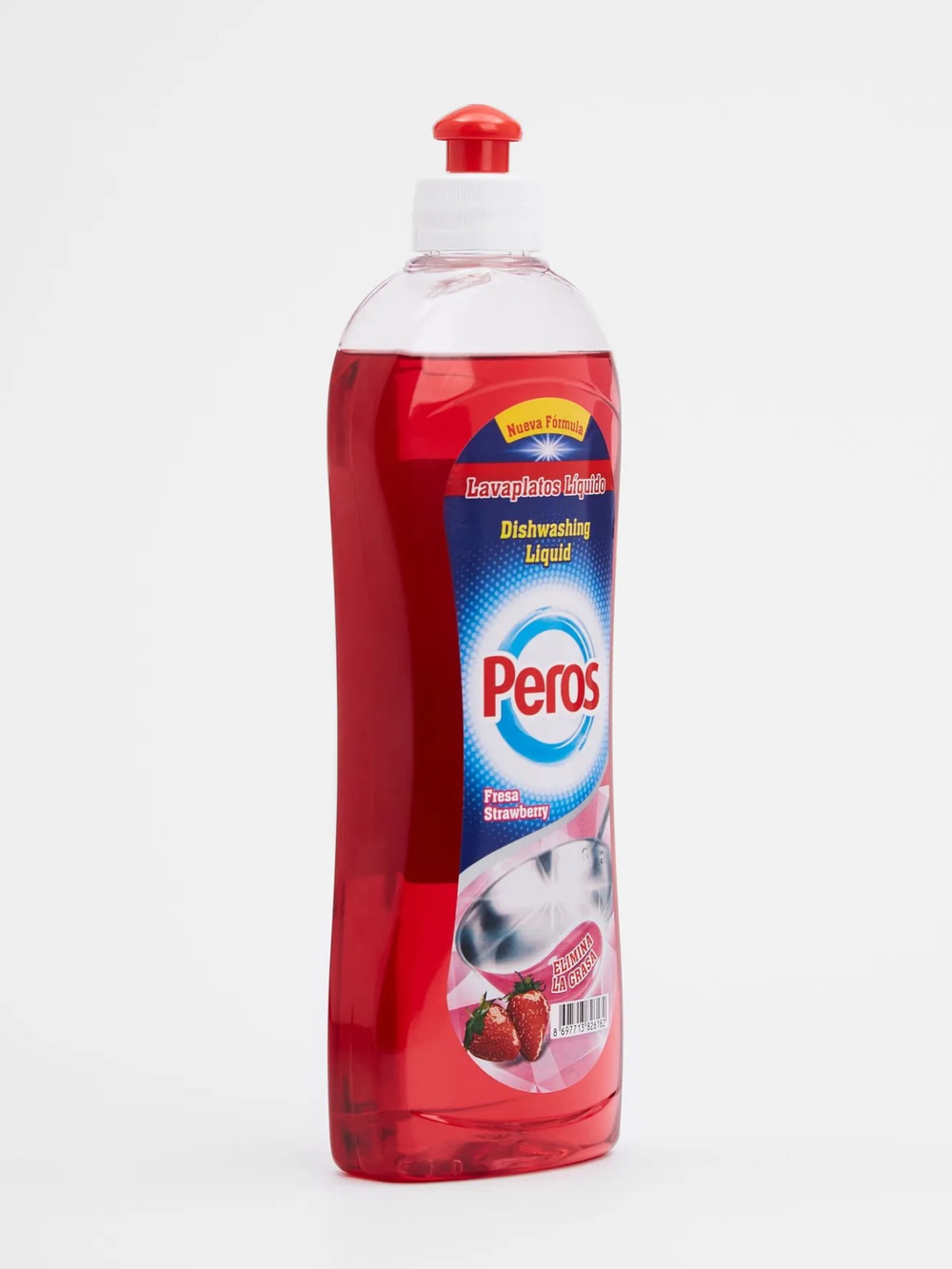 PEROS Жидкое моющее средство для посуды Клубника 500г