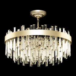 Citilux Лаура CL301282 Люстра хрустальная подвесная Шампань