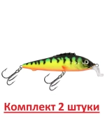 Воблер Минноу ЕРШ SR 75mm, цвет 124, 2 штуки
