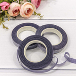 Лента Тейп 1,2см х 28м Для цветов Набор 3шт (Фиолетовый)