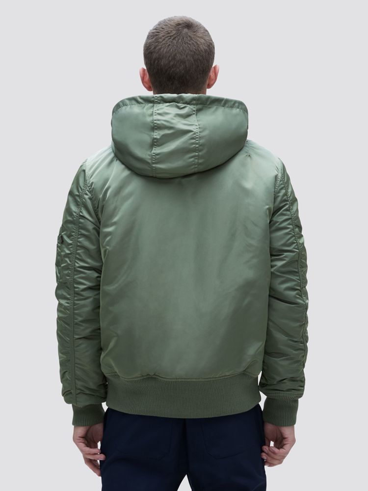 Куртка Alpha Industries MA-1 Hooded Rib Flight Jacket Sage Green