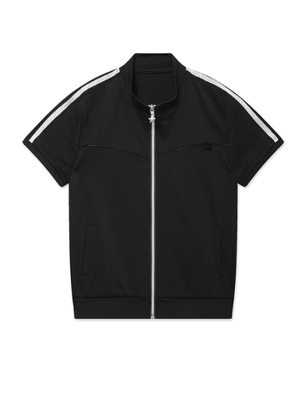 Толстовка Без Капюшона На Молнии Metallic Tape Track Zip-up