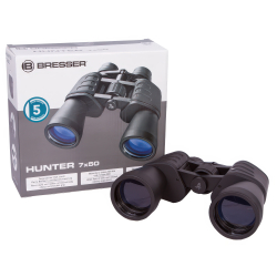 Бинокль Bresser Hunter 7x50 - Обрезиненное покрытие корпуса