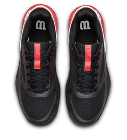 Мужские кроссовки теннисные Wilson Rush Pro 5 - black/infrared/white