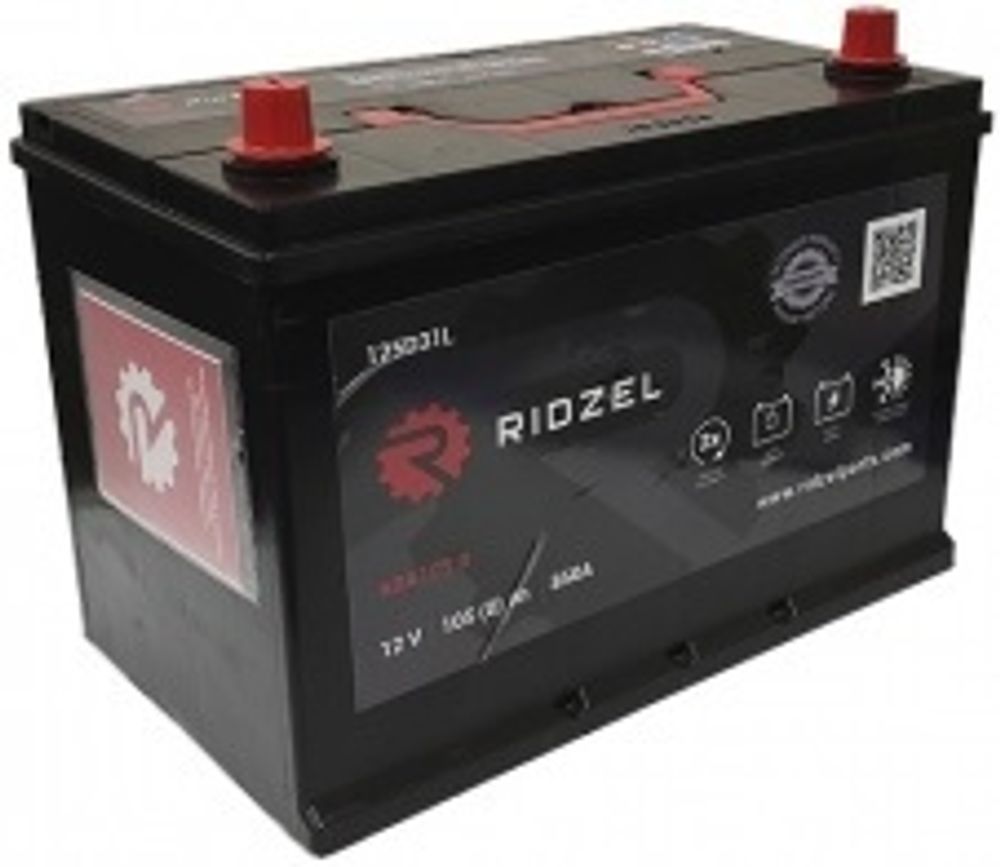 RIDZEL Asia 6СТ- 75 ( 90D26 ) аккумулятор