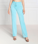 спортивные штаны del ray Juicy Couture - голубой(JCAP180)