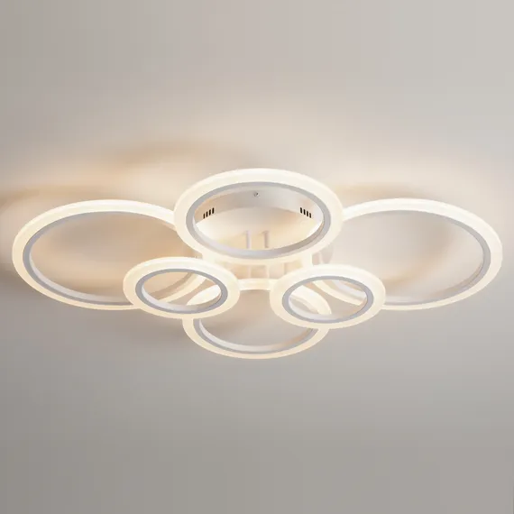 Потолочный светильник FR6199CL-L200W1 Маркет / Market 200 Вт LED с пультом ДУ Freya fr6199cl-l200w1