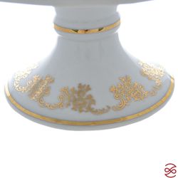 Блюдо на ножке Queen's Crown Мадонна перламутр 33 см