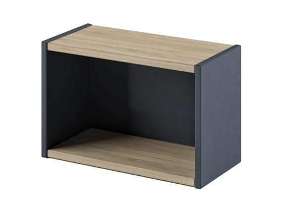 Полка навесная 600х290х386 I-046 Дуб Сонома/Антрацит