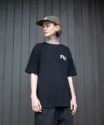 Футболка Hardlunch оверсайз F&K черная