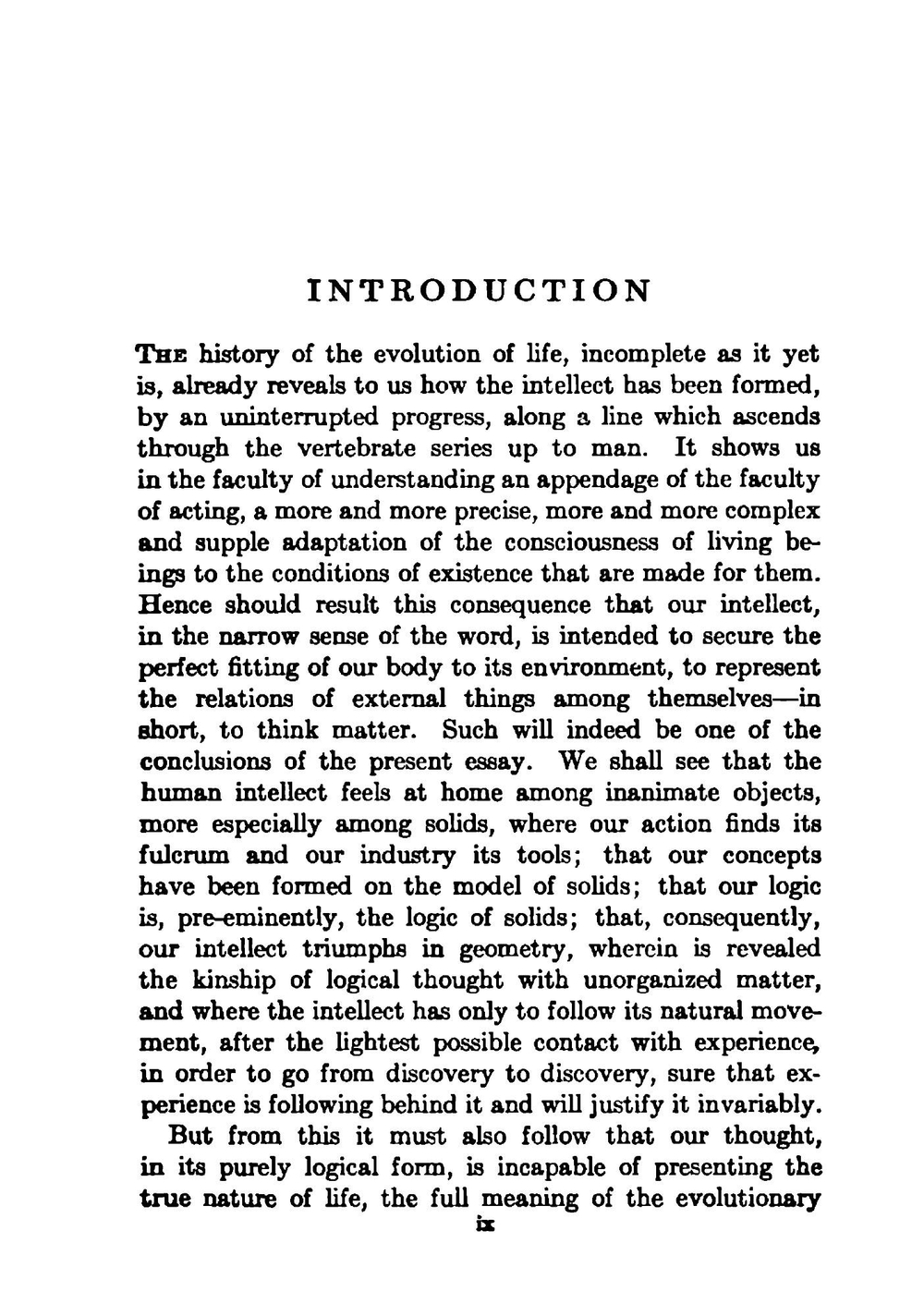 Creative evolution | Henri Bergson