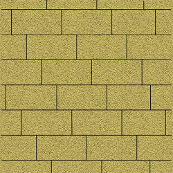 Тротуарная плитка ПРЯМОУГОЛЬНИК 300х150 мм - Гранит Желтый