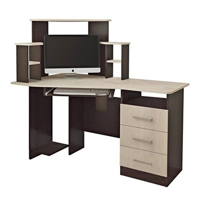 Стол компьютерный № 1 Венге / Дуб белфорт