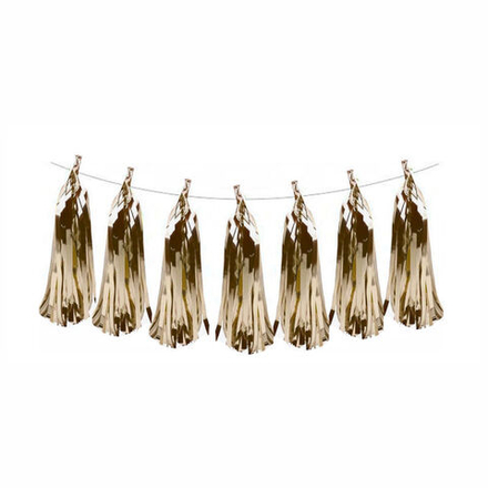 Гирлянда "Тассел" античное золото 10 шт