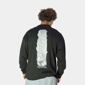 YOONEDE лонгслив "YND SS" (Черный)