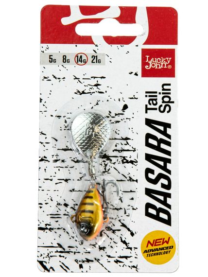 Тейл-спиннер Lucky John BASARA TAIL SPIN 14.0г 007 в блистере