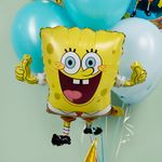 Шар (27''/69 см) Фигура, Весельчак Губка, 1 шт. в уп.