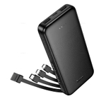 Hoco J163 Wonderful портативный аккумулятор с 4 кабелями (10000mAh)