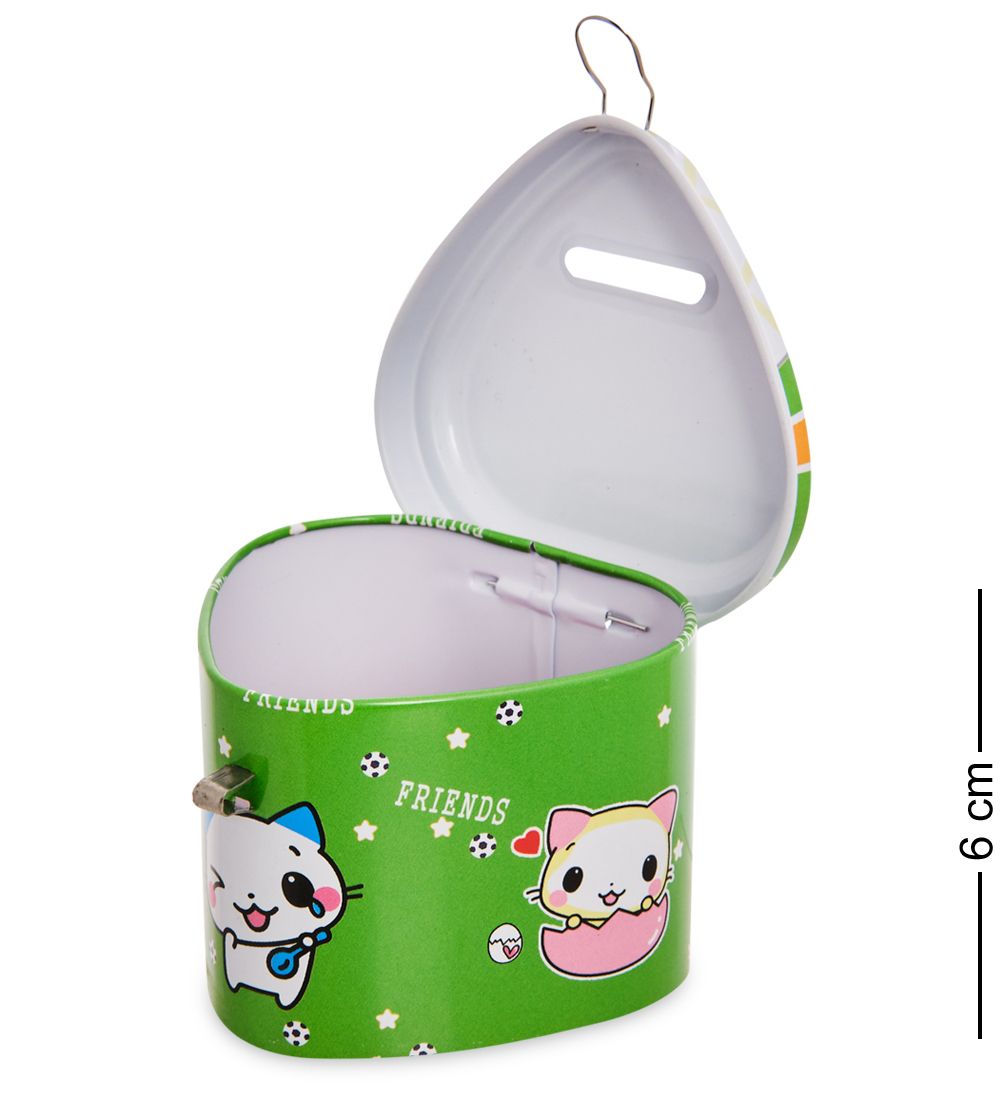 BX- 98/2 Металлическая копилка «Сердечко»