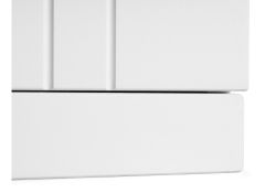 Шкаф трехдверный Вестра белый шагрень