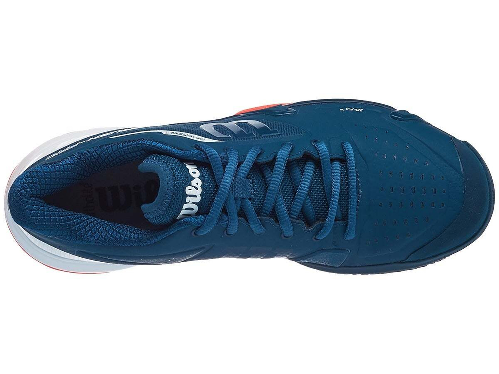 Женские Кроссовки теннисные Wilson Rush Pro 2.5 2021 Clay W - majolica blue/wht/hot coral