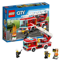 LEGO City: Пожарный автомобиль с лестницей 60107 — City Fire Ladder Truck — Лего Сити Город