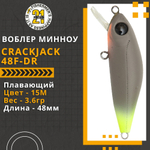Воблер для рыбалки Pontoon21 Crackjack 48F-DR, 48мм., 3.6гр., заглубление 1.8-2.0 м., цвет 15M