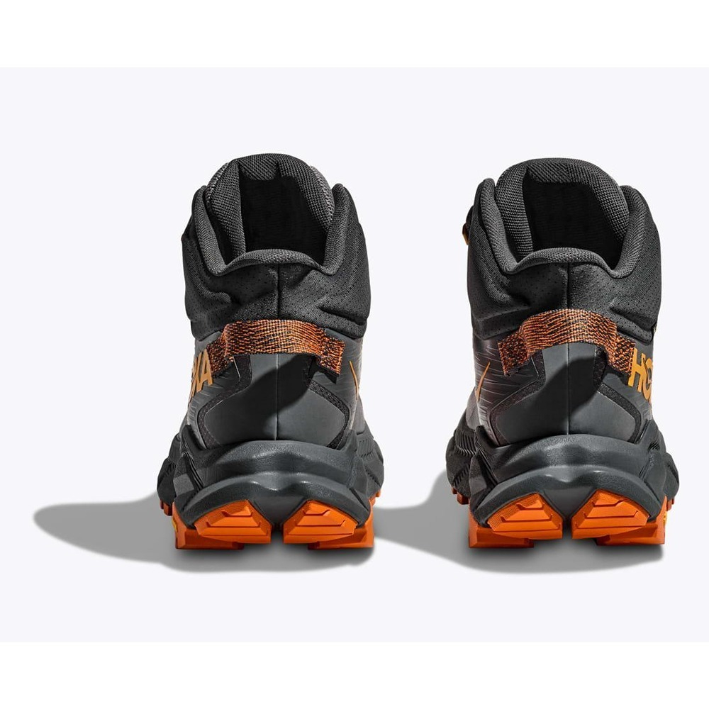 Ботинки мужские HOKA M TRAIL CODE GTX Castlerock / Persimmon Orange