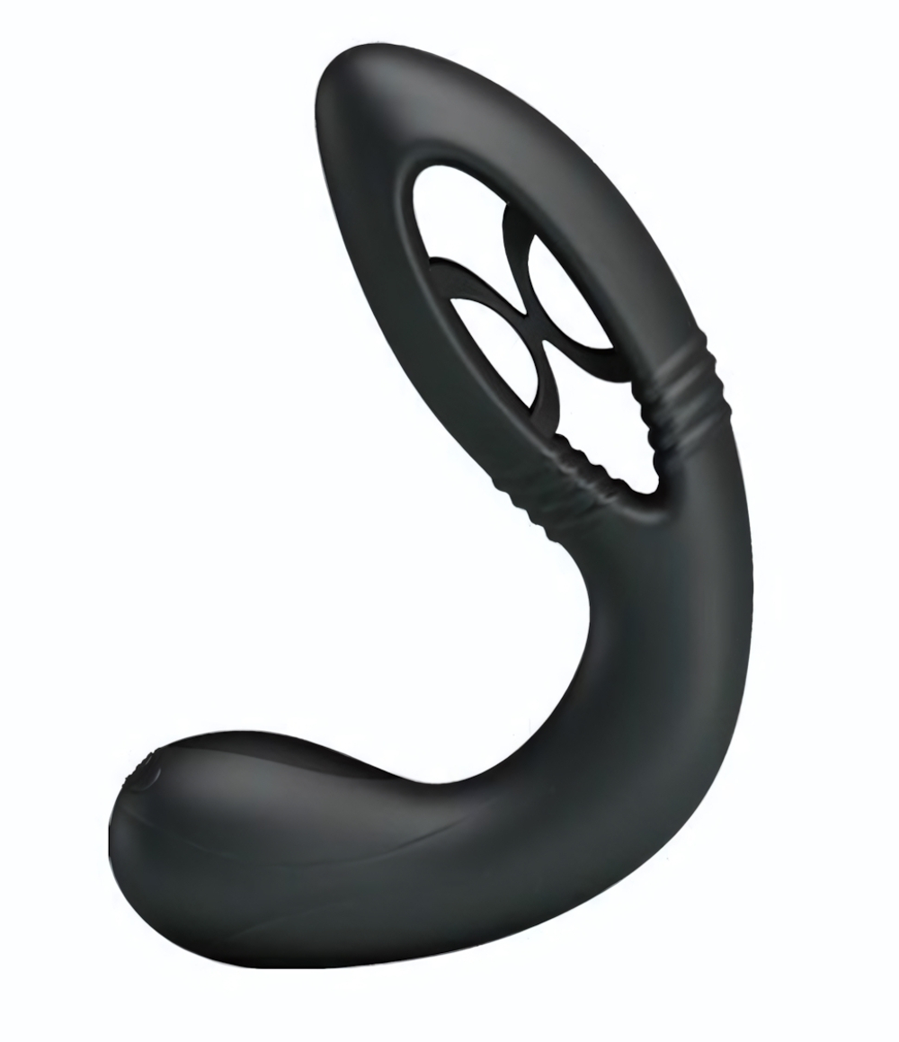 Анальный вибратор Flexible Fabulous Vibration Frequency B (Цвет: черный)