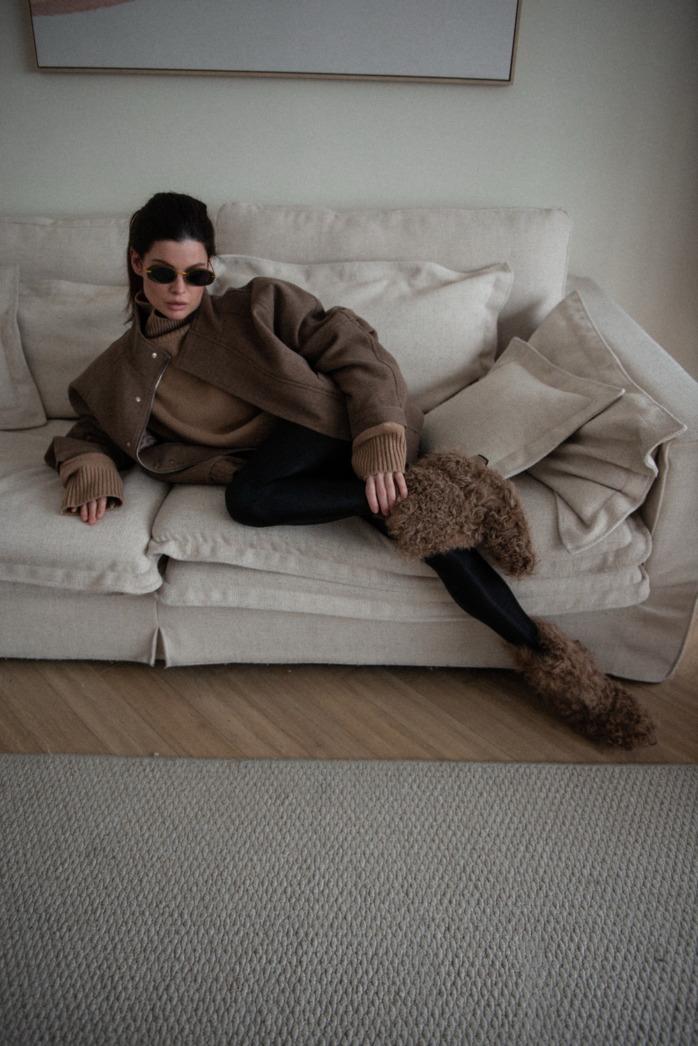 Ботильоны меховые WOOLY