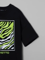 Летний костюм для девочки с леггинсами