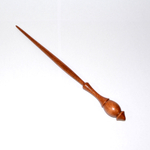 Деревянное опорное веретено для прядения из древесины махагон  282 мм. Art of Siberia. B10