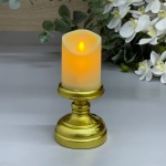 Сувенир с подсветкой «Свеча - Шик» 7,5*15 см (работает от батареек 3 ААА)