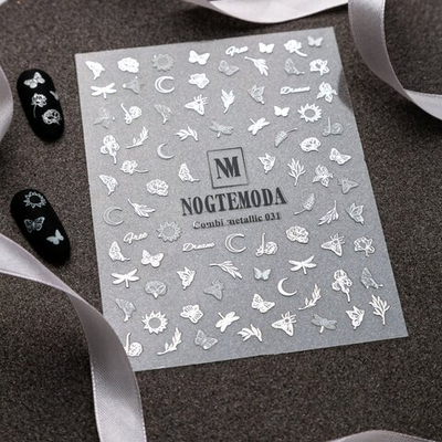 Nogtemoda Наклейки для ногтей Combi Metallic 031