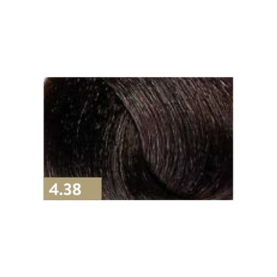 4.38 крем-краска KAARAL Baco Color Soft средний коричневый золотисто-шоколадный - 100 мл.