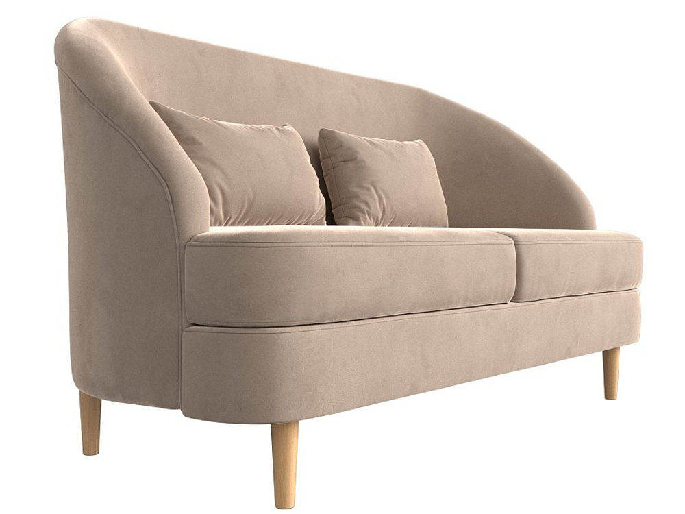 Кушетка Атико, Бежевый, Велюр, 109879