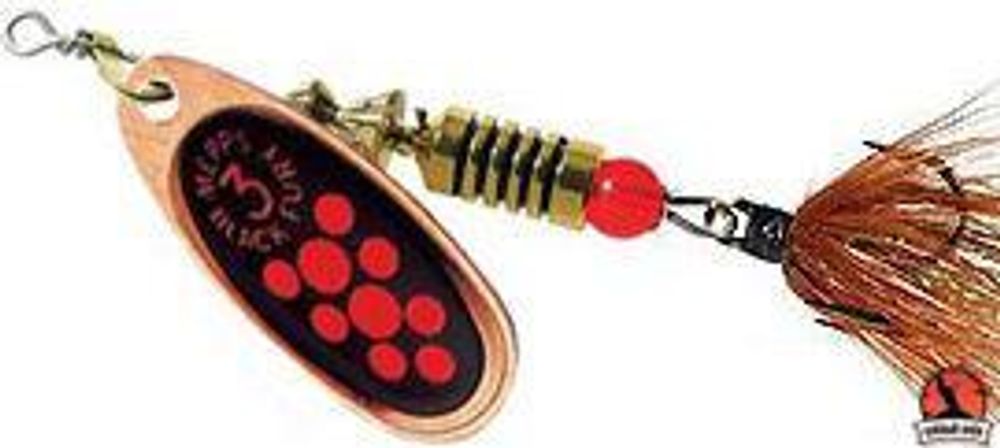 Блесна вращ. Mepps BLACK FURY MOUCHE, 4, Copper/Orange