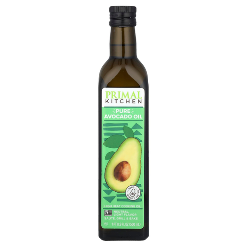 Primal Kitchen, Чистое масло авокадо, 1 пп 500 мл (0,9 жидк. Унции)
