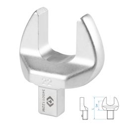 KING TONY (34501122M) Насадка рожковая серии "FIT", 22 мм, 9х12 мм