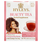 Hyleys Tea, Beauty Tea, гранат, без кофеина, 25 чайных пакетиков в фольгированных конвертах, 37,5 г (1,32 унции)