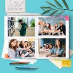 PSD-Шаблон фотокниги "Формулы"